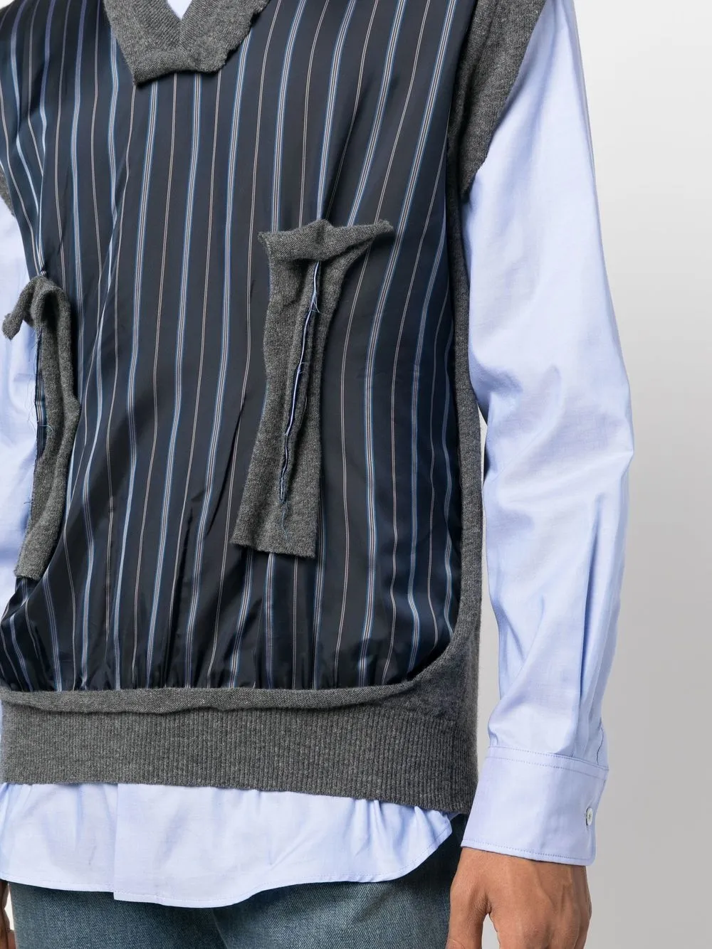 Homme Maison Margiela Chemise Rayée à Manches Longues 6 Homme Maison Margiela Chemise Rayée à Manches Longues – Image 6