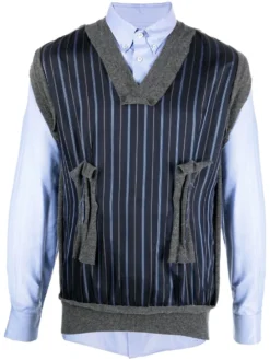 Homme Maison Margiela Chemise Rayée à Manches Longues