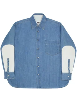 Homme MM6 Maison Margiela Chemise Boutonnée En Jean à Empiècements