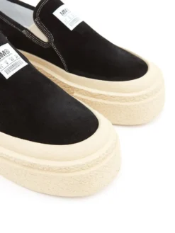 Homme MM6 Maison Margiela Mocassins Plateforme à Patch Logo -Épure Mode Promos Boutique 18923871 42542134 1000