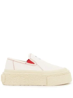 Femme MM6 Maison Margiela Baskets Sans Lacets à Semelle Plateforme