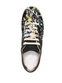 Femme Maison Margiela Baskets à Effet Taches De Peinture -Épure Mode Promos Boutique 18983030 41349367 1000