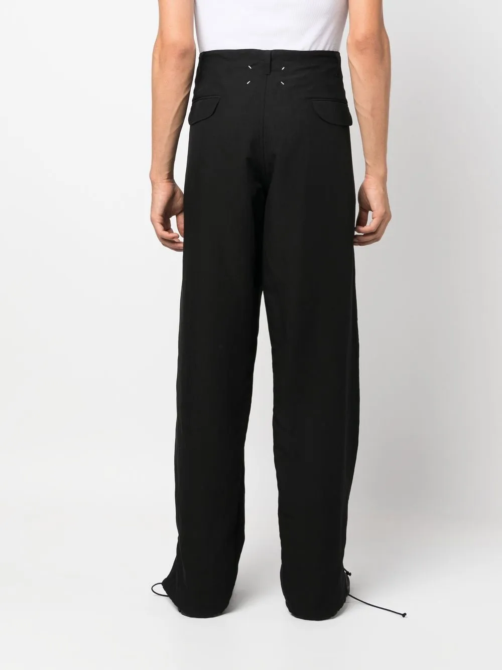 Homme Maison Margiela Pantalon Droit à Lien De Resserrage 5 Homme Maison Margiela Pantalon Droit à Lien De Resserrage – Image 5