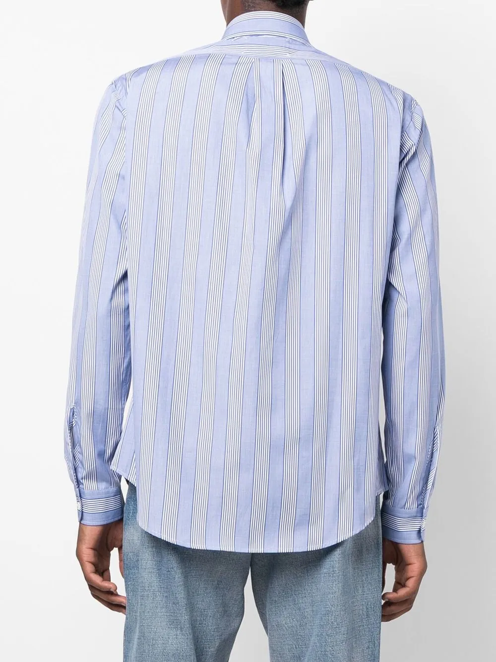 Homme Maison Margiela Chemise Rayé à Manches Longues 5 Homme Maison Margiela Chemise Rayé à Manches Longues – Image 5