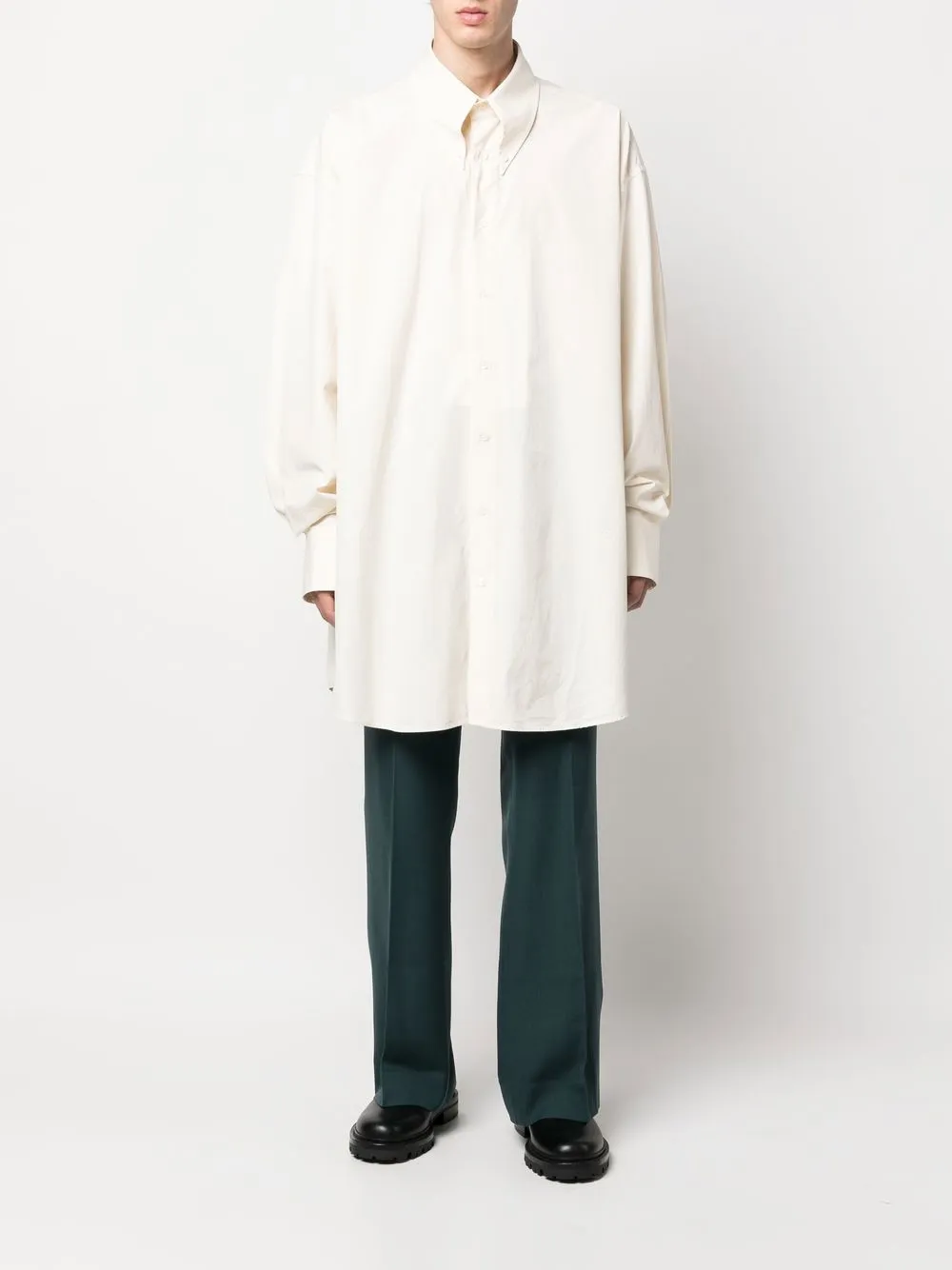 Homme MM6 Maison Margiela Chemise Boutonnée à Manches Longues 2 Homme MM6 Maison Margiela Chemise Boutonnée à Manches Longues – Image 2