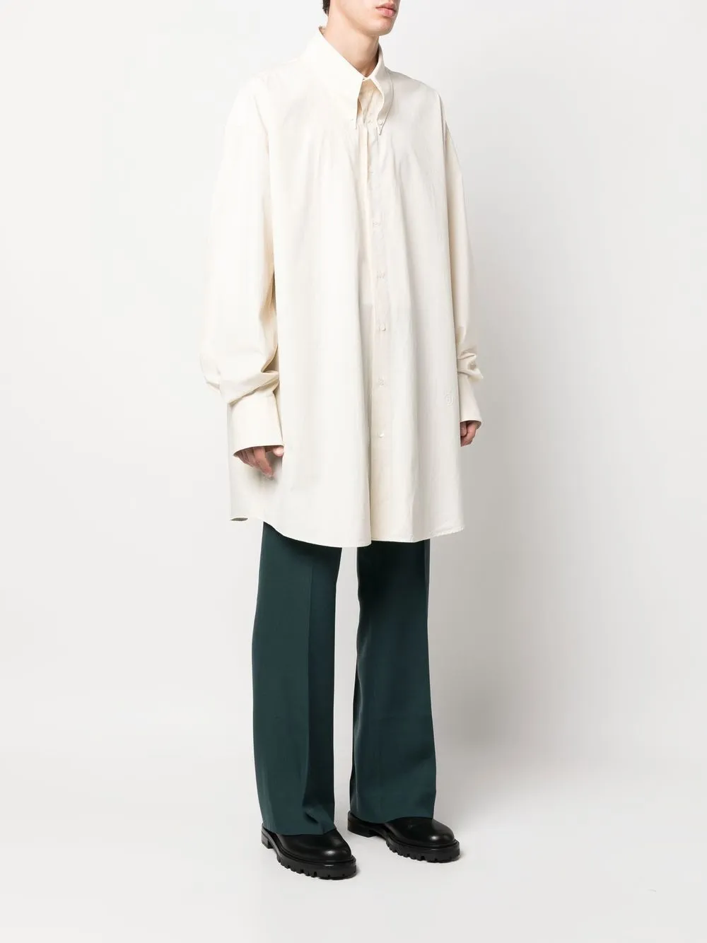 Homme MM6 Maison Margiela Chemise Boutonnée à Manches Longues 4 Homme MM6 Maison Margiela Chemise Boutonnée à Manches Longues – Image 4