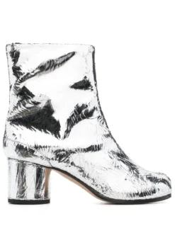 Femme Maison Margiela Bottines 70 Mm à Design Métallisé