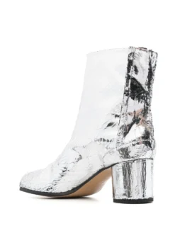 Femme Maison Margiela Bottines 70 Mm à Design Métallisé -Épure Mode Promos Boutique 19017406 41638399 1000