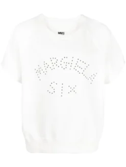 Homme MM6 Maison Margiela T-shirt à Logo Appliqué