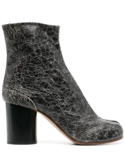 Femme Maison Margiela Bottines En Cuir à Bout Tabi
