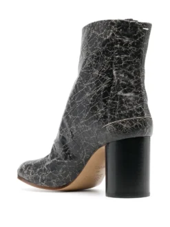 Femme Maison Margiela Bottines En Cuir à Bout Tabi -Épure Mode Promos Boutique 19174441 44140042 1000