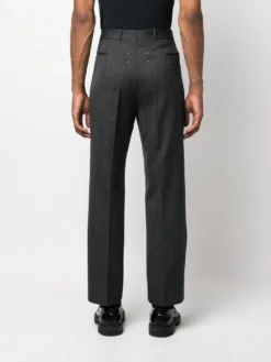 Homme Maison Margiela Pantalon En Laine à Coupe Fuselée 9 Homme Maison Margiela Pantalon En Laine à Coupe Fuselée -Épure Mode Promos Boutique 19185825 42054180 1000