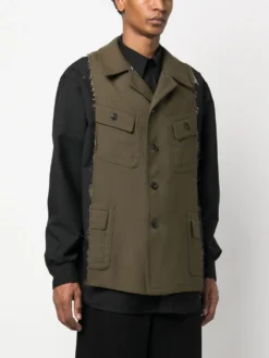 Homme Maison Margiela Surchemise à Manches Détachables -Épure Mode Promos Boutique 19208863 42150426 1000