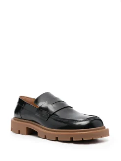 Homme Maison Margiela Mocassins En Cuir Verni -Épure Mode Promos Boutique 19209453 42286501 1000