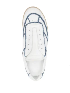Homme MM6 Maison Margiela Baskets à Détails En Jean -Épure Mode Promos Boutique 19273478 42319585 1000