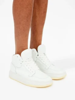 Femme MM6 Maison Margiela Baskets Montantes à Bout Carré -Épure Mode Promos Boutique 19396543 45241031 1000