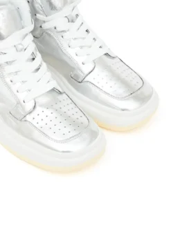 Femme MM6 Maison Margiela Baskets Montantes à Lacets -Épure Mode Promos Boutique 19396978 50067819 1000