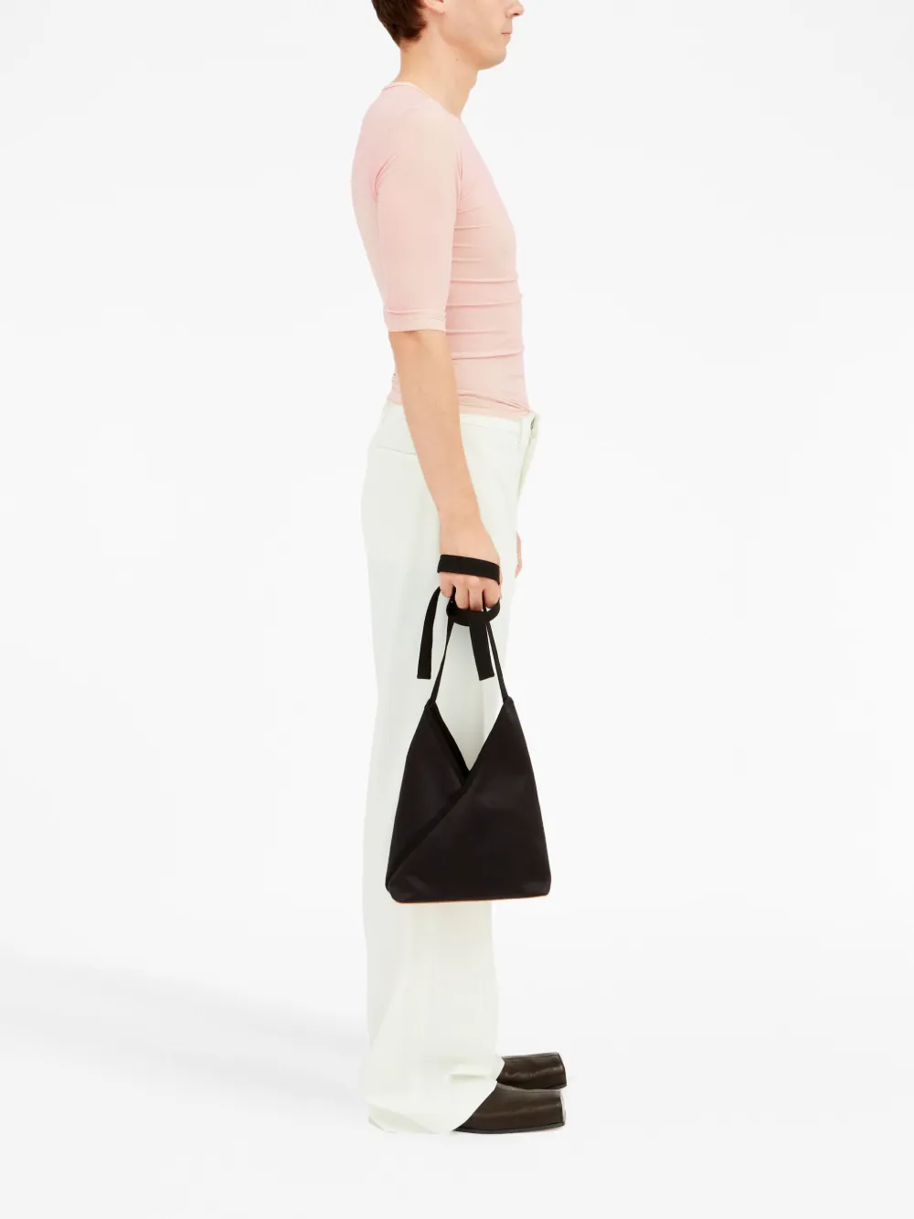 Homme MM6 Maison Margiela Sac Porté épaule En Satin 2 Homme MM6 Maison Margiela Sac Porté épaule En Satin – Image 2