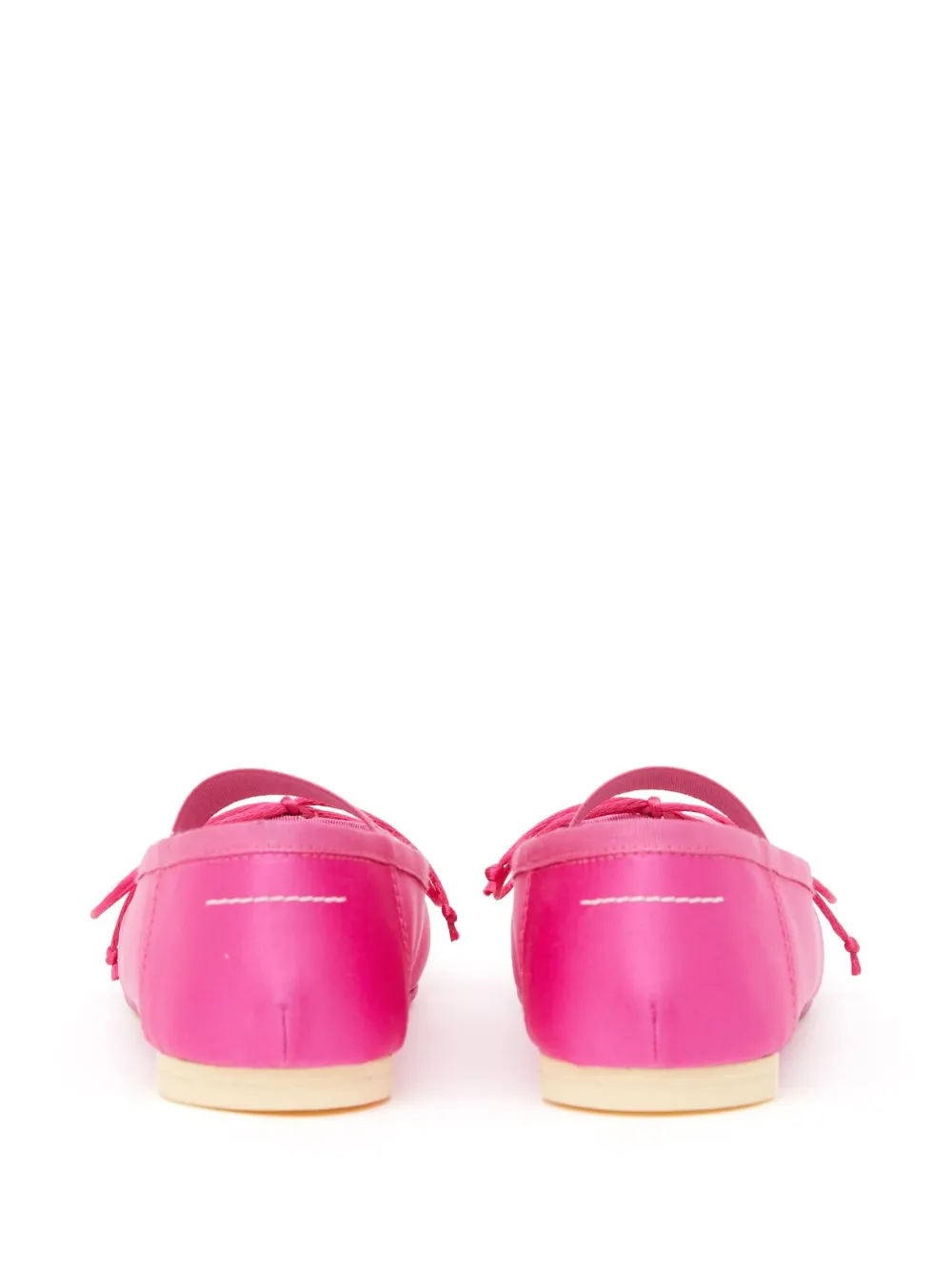 Femme MM6 Maison Margiela Ballerines à Brides Logo 3 Femme MM6 Maison Margiela Ballerines à Brides Logo – Image 3