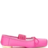 Femme MM6 Maison Margiela Ballerines à Brides Logo