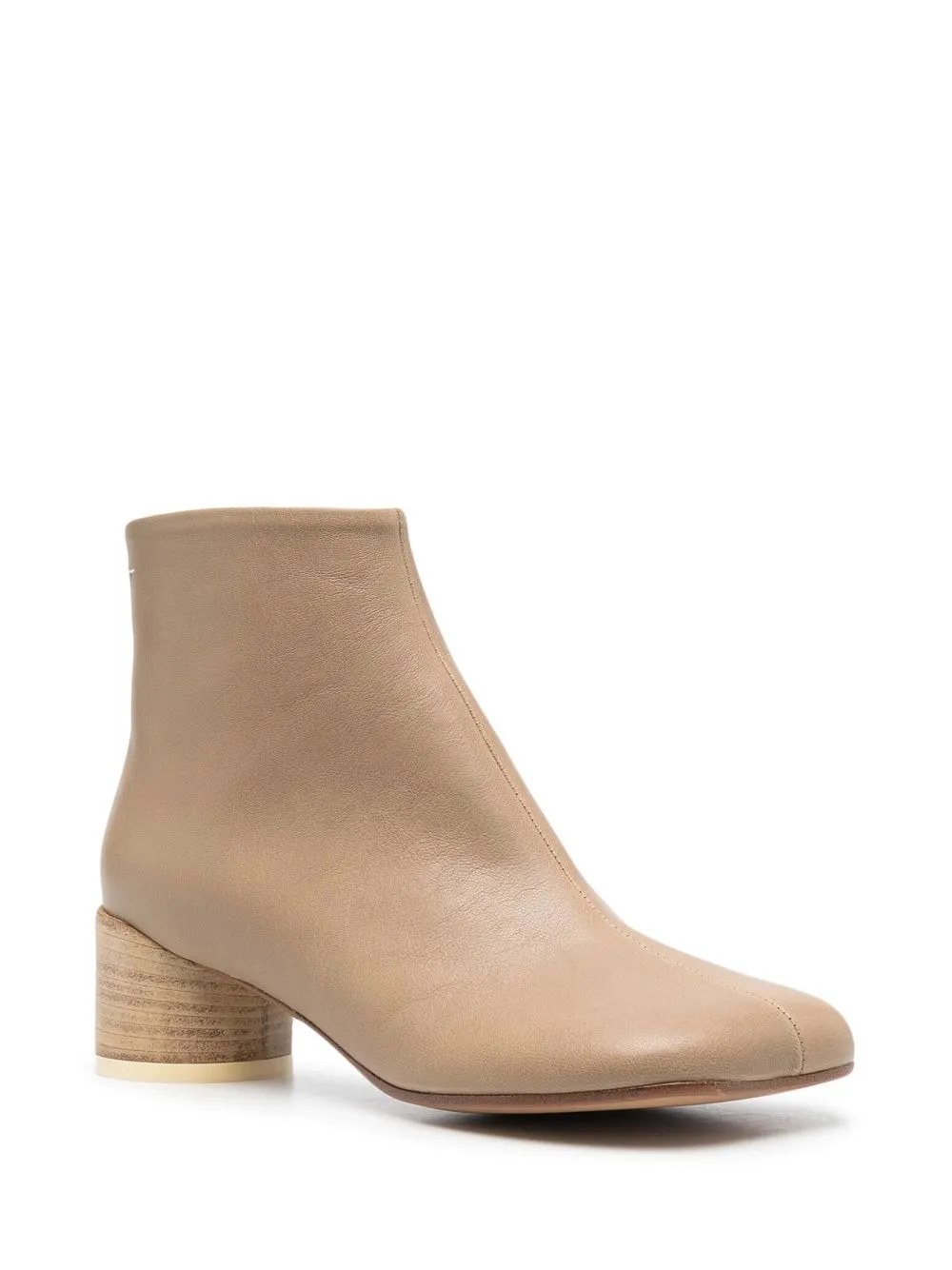 Femme MM6 Maison Margiela Bottines En Cuir 2 Femme MM6 Maison Margiela Bottines En Cuir – Image 2