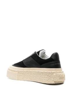 Homme MM6 Maison Margiela Baskets En Cuir à Plateforme -Épure Mode Promos Boutique 19433979 44156090 1000