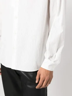 Homme MM6 Maison Margiela Chemise à Fines Rayures -Épure Mode Promos Boutique 19459497 43448778 1000