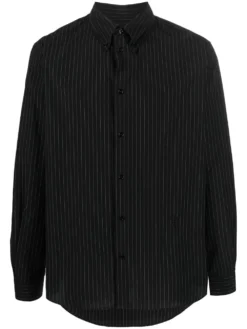 Homme MM6 Maison Margiela Chemise En Soie à Rayures