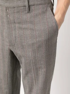 Homme MM6 Maison Margiela Pantalon De Costume évasé à Rayures -Épure Mode Promos Boutique 19519314 43652075 1000
