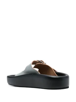 Homme MM6 Maison Margiela Claquettes Plateforme à Boucles -Épure Mode Promos Boutique 19543391 43561726 1000