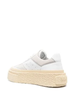 Homme MM6 Maison Margiela Baskets En Cuir à Semelle Plateforme -Épure Mode Promos Boutique 19640960 43891704 1000