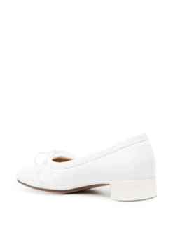 Femme MM6 Maison Margiela Sandales En Cuir à Bout Carré -Épure Mode Promos Boutique 19670568 44147017 1000