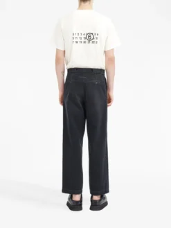 Homme MM6 Maison Margiela Pantalon Ample à Taille Mi-haute 10 Homme MM6 Maison Margiela Pantalon Ample à Taille Mi-haute -Épure Mode Promos Boutique 19671338 50634140 1000