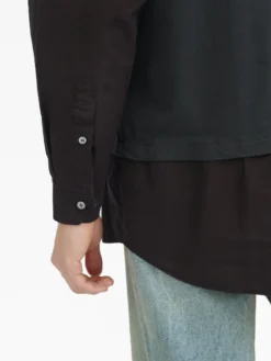 Homme MM6 Maison Margiela Chemise à Design Superposé -Épure Mode Promos Boutique 19671459 50633868 1000