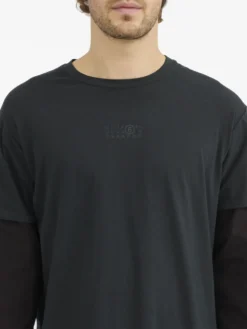 Homme MM6 Maison Margiela Chemise à Design Superposé -Épure Mode Promos Boutique 19671459 50633869 1000