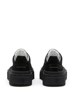 Femme MM6 Maison Margiela Baskets En Cuir à Lacets 7 Femme MM6 Maison Margiela Baskets En Cuir à Lacets -Épure Mode Promos Boutique 19671510 50497727 1000