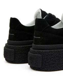 Femme MM6 Maison Margiela Baskets En Cuir à Lacets 8 Femme MM6 Maison Margiela Baskets En Cuir à Lacets -Épure Mode Promos Boutique 19671510 50497728 1000