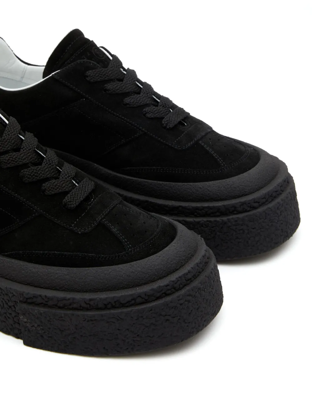 Femme MM6 Maison Margiela Baskets En Daim à Logo Embossé 5 Femme MM6 Maison Margiela Baskets En Daim à Logo Embossé – Image 5