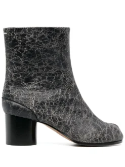 Femme Maison Margiela Bottines Tabi 60 Mm à Effet Craquelé