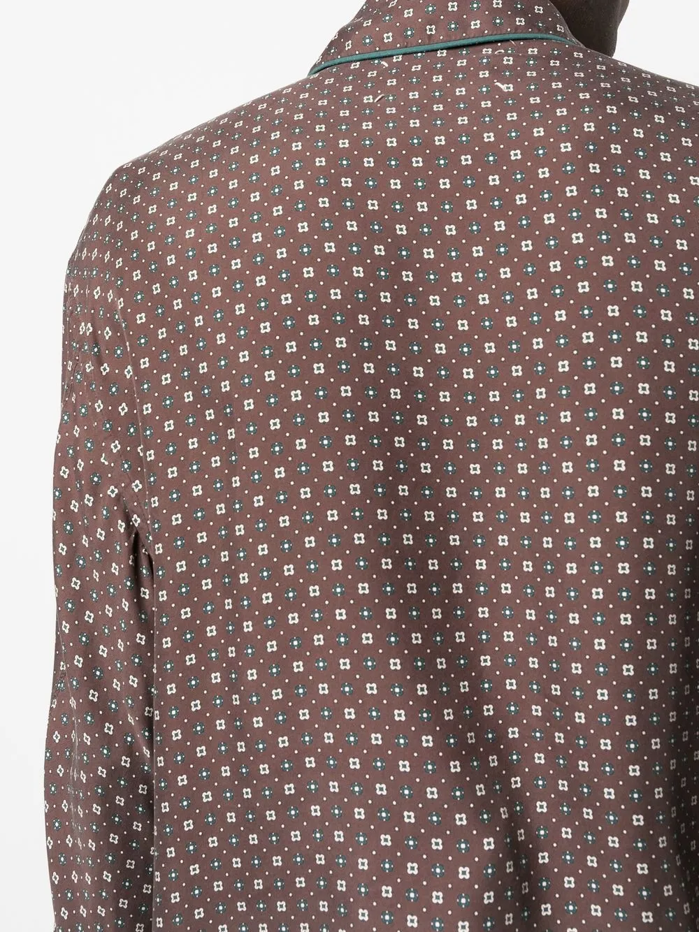 Homme Maison Margiela Chemise En Soie à Imprimé Géométrique 5 Homme Maison Margiela Chemise En Soie à Imprimé Géométrique – Image 5