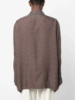 Homme Maison Margiela Chemise En Soie à Imprimé Géométrique 8 Homme Maison Margiela Chemise En Soie à Imprimé Géométrique -Épure Mode Promos Boutique 19709318 44091552 1000
