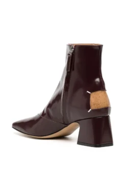 Femme Maison Margiela Bottines En Cuir 60 Mm -Épure Mode Promos Boutique 19712721 44982993 1000