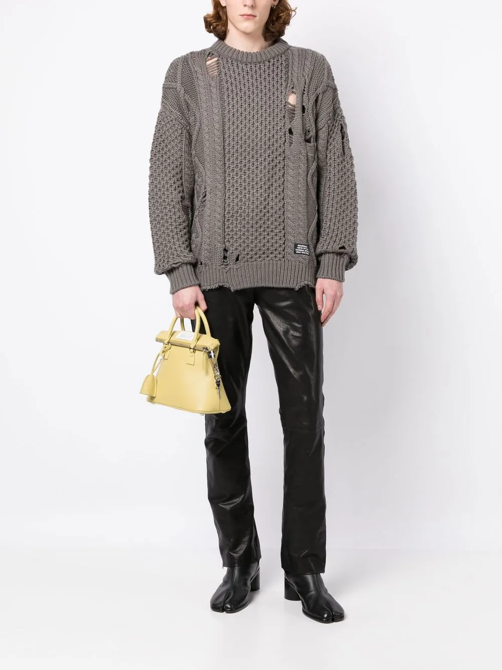 Homme Maison Margiela Sac Porté épaule à Coutures Signature 2 Homme Maison Margiela Sac Porté épaule à Coutures Signature – Image 2