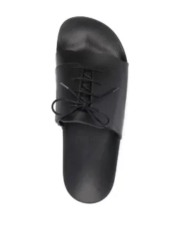 Homme Maison Margiela Claquettes En Caoutchouc à Lacets -Épure Mode Promos Boutique 19723950 44135344 1000