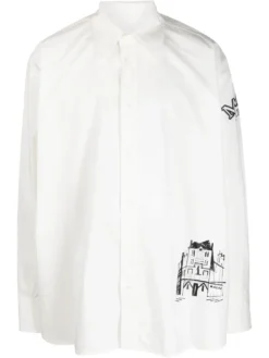Homme MM6 Maison Margiela Chemise à Logo Imprimé