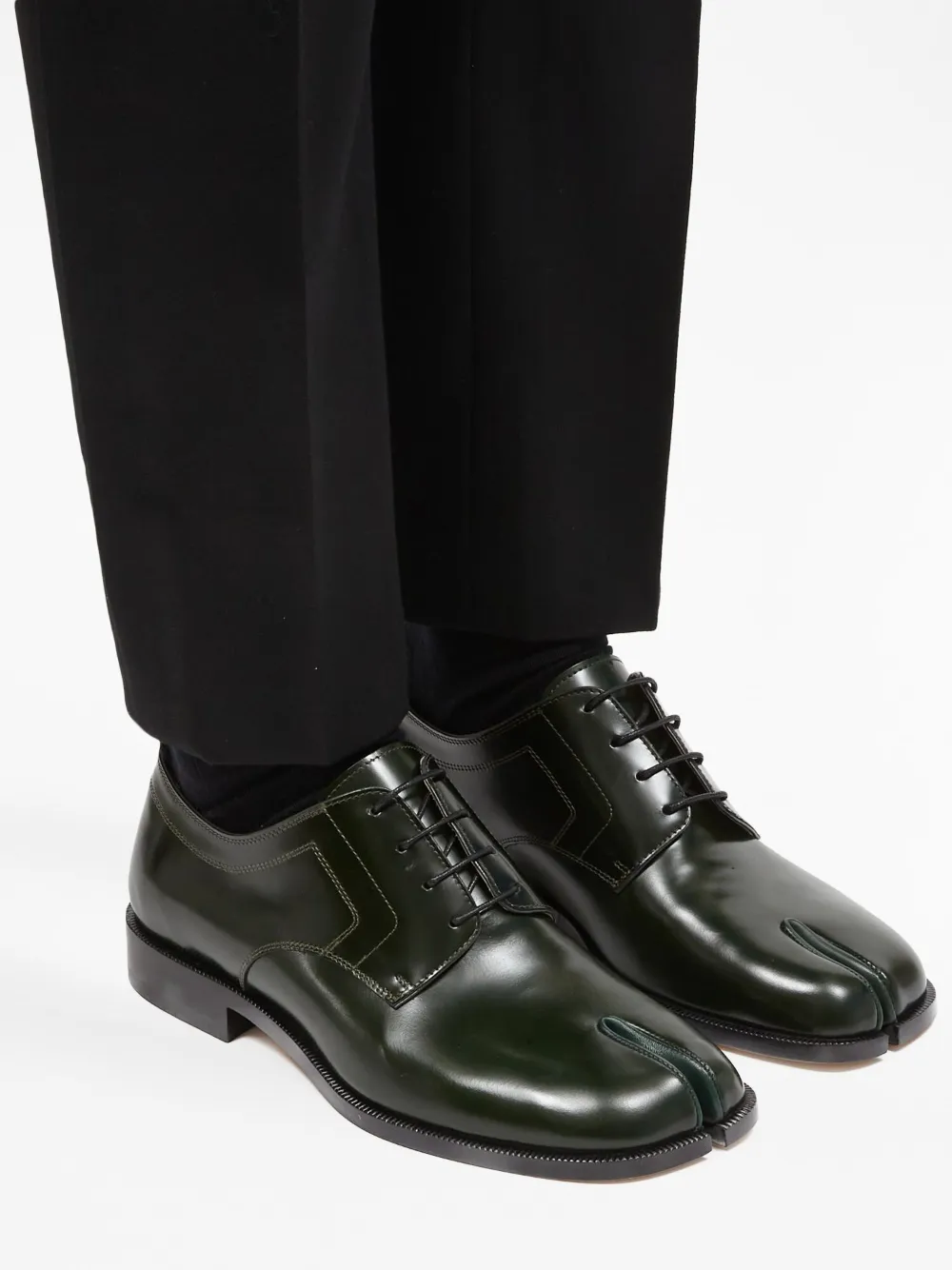 Homme Maison Margiela Mocassins Tabi En Cuir à Lacer 6 Homme Maison Margiela Mocassins Tabi En Cuir à Lacer – Image 6