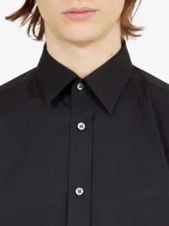 Homme Maison Margiela Chemise En Coton à Manches Courtes -Épure Mode Promos Boutique 19782986 50664160 1000