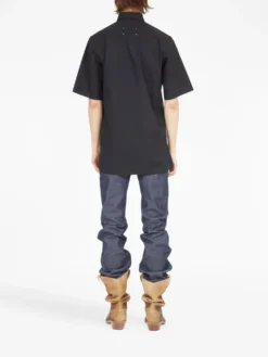 Homme Maison Margiela Chemise En Coton à Manches Courtes -Épure Mode Promos Boutique 19782986 50664162 1000