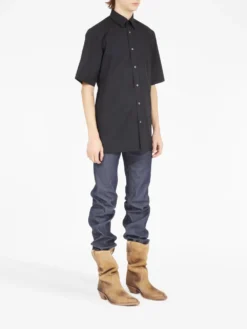 Homme Maison Margiela Chemise En Coton à Manches Courtes -Épure Mode Promos Boutique 19782986 50664165 1000