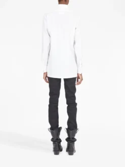 Homme Maison Margiela Chemise En Coton à Col Pointu -Épure Mode Promos Boutique 19783594 50663906 1000